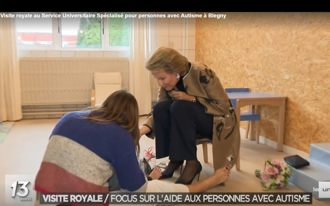 Royal visit to the University Specialised Service for People with Autism in Blegny